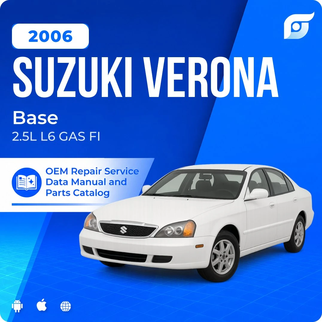 2006 Suzuki Verona Base - OEM Repair Service Manual