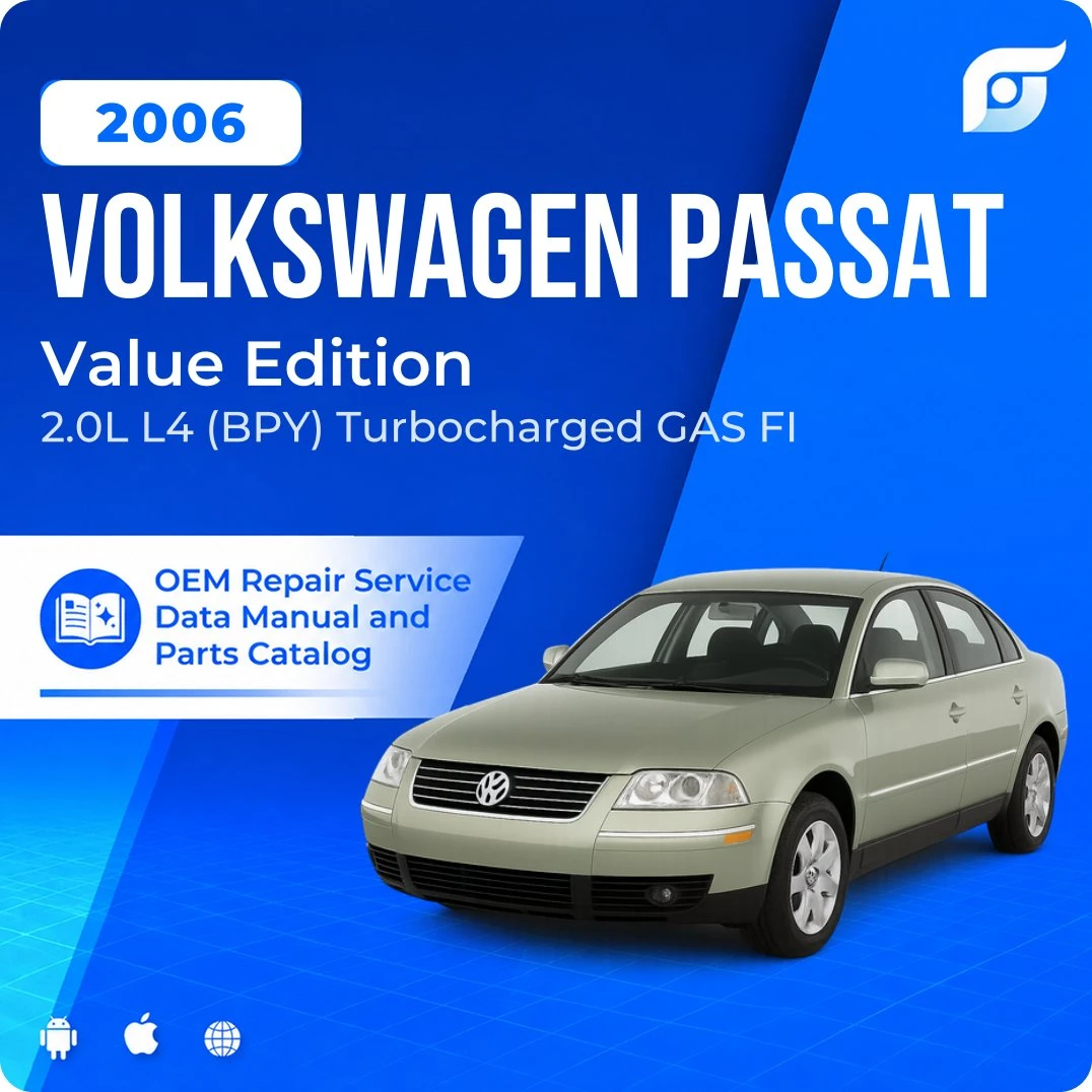 2006 Volkswagen Passat Value Edition - OEM Repair Service Manual