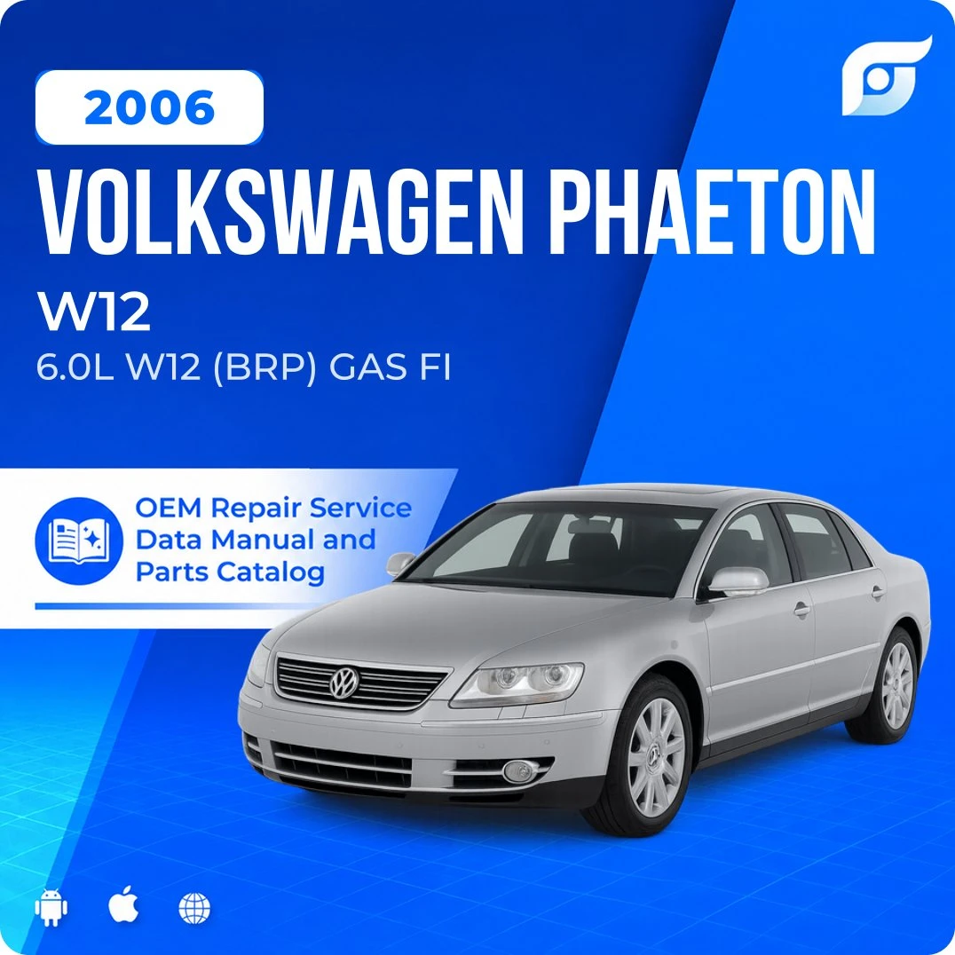 2006 Volkswagen Phaeton W12 - OEM Repair Service Manual