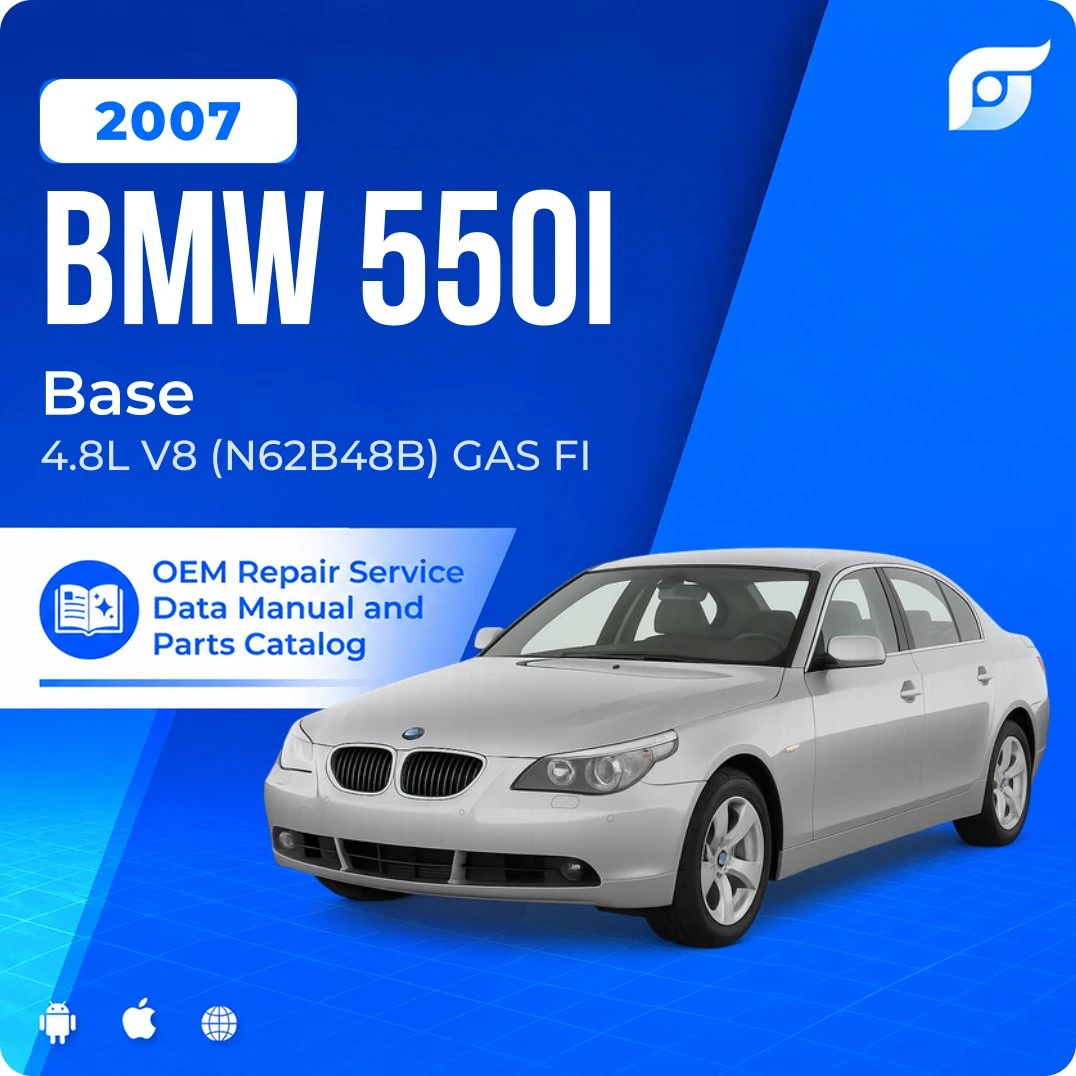 2007 BMW 550i Base - OEM Repair Service Manual