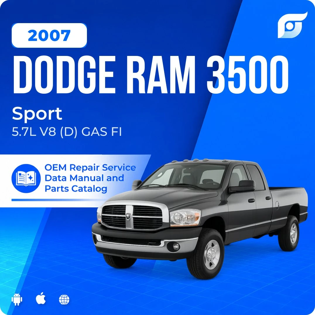 2007 Dodge Ram 3500 Sport - OEM Repair Service Manual