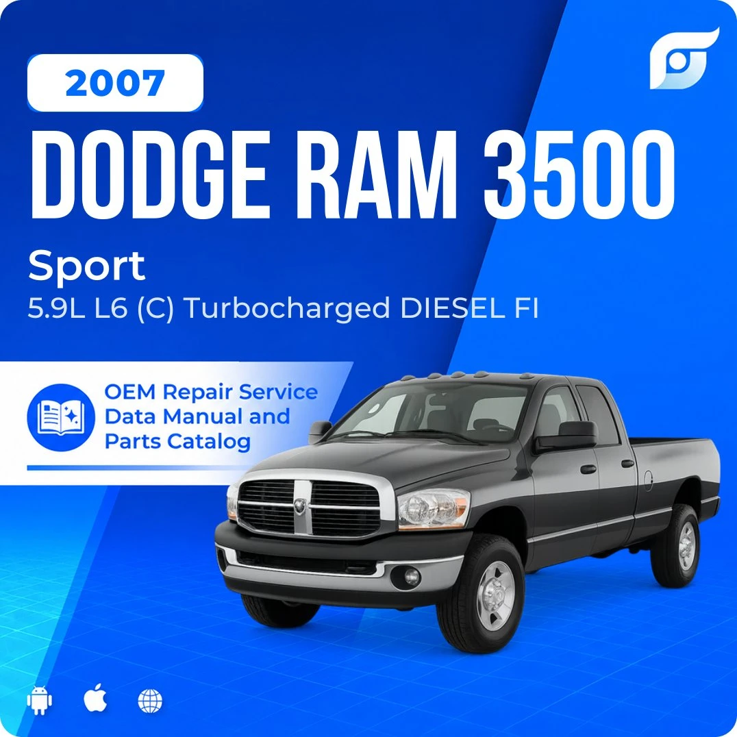 2007 Dodge Ram 3500 Sport - OEM Repair Service Manual