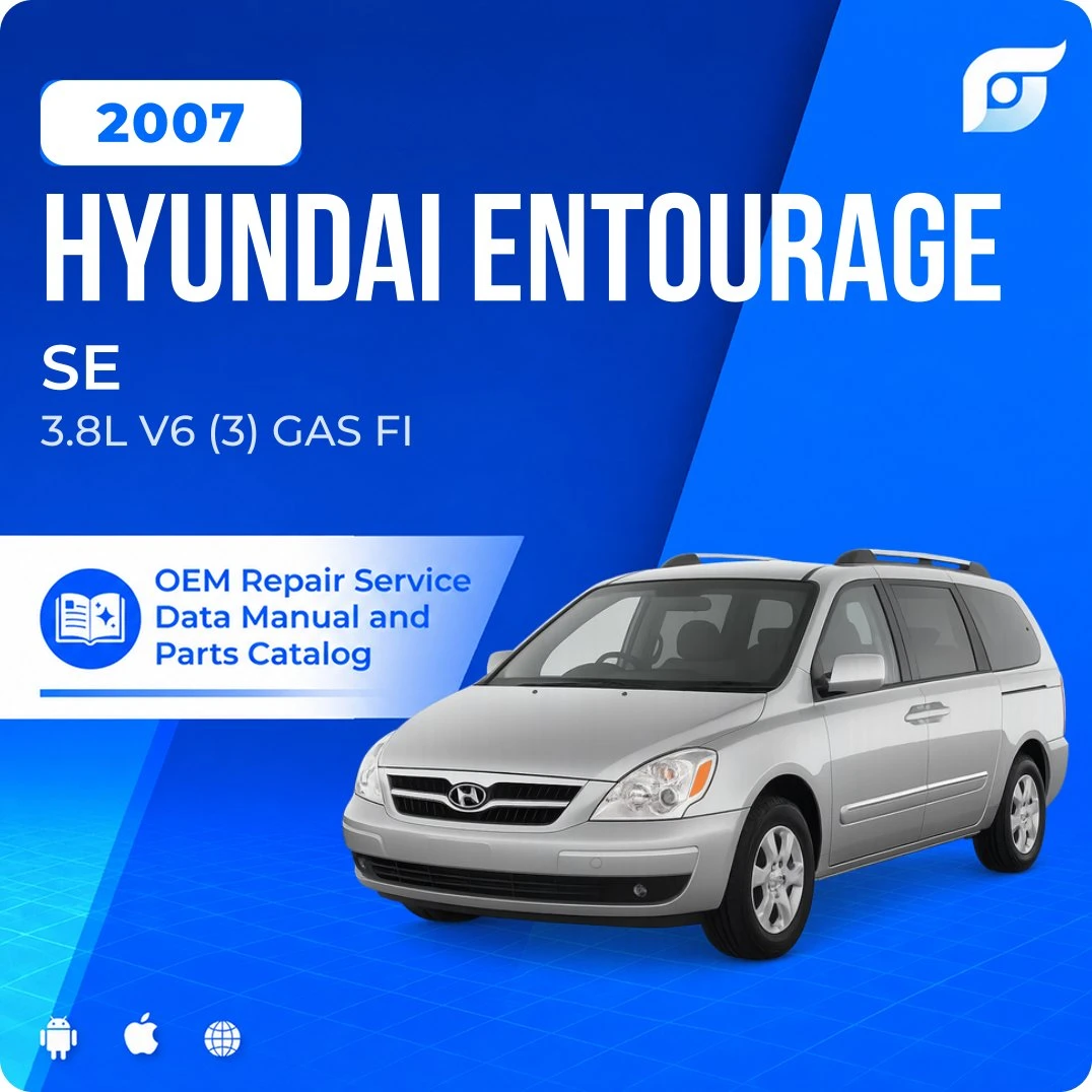 2007 Hyundai Entourage SE - OEM Repair Service Manual