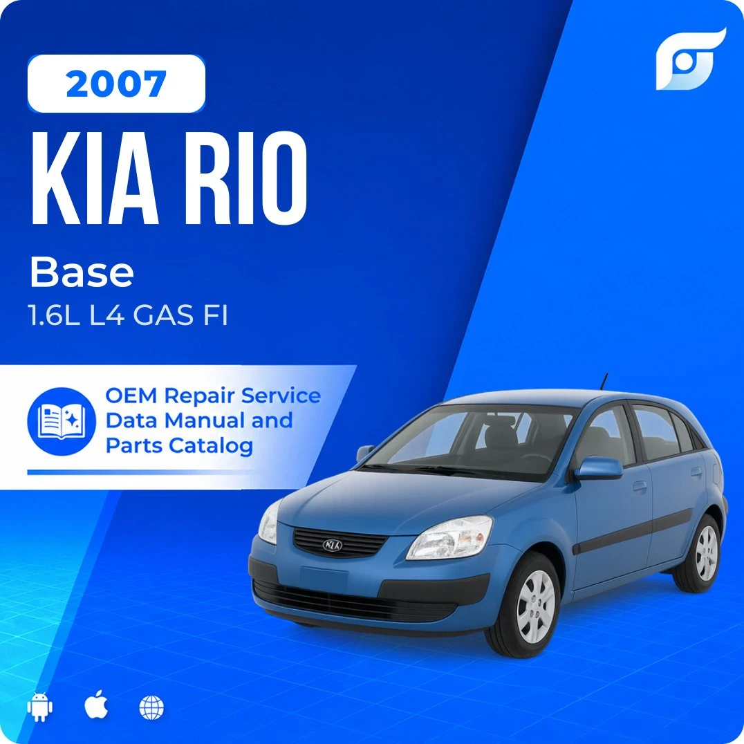 2007 Kia Rio Base - OEM Repair Service Manual