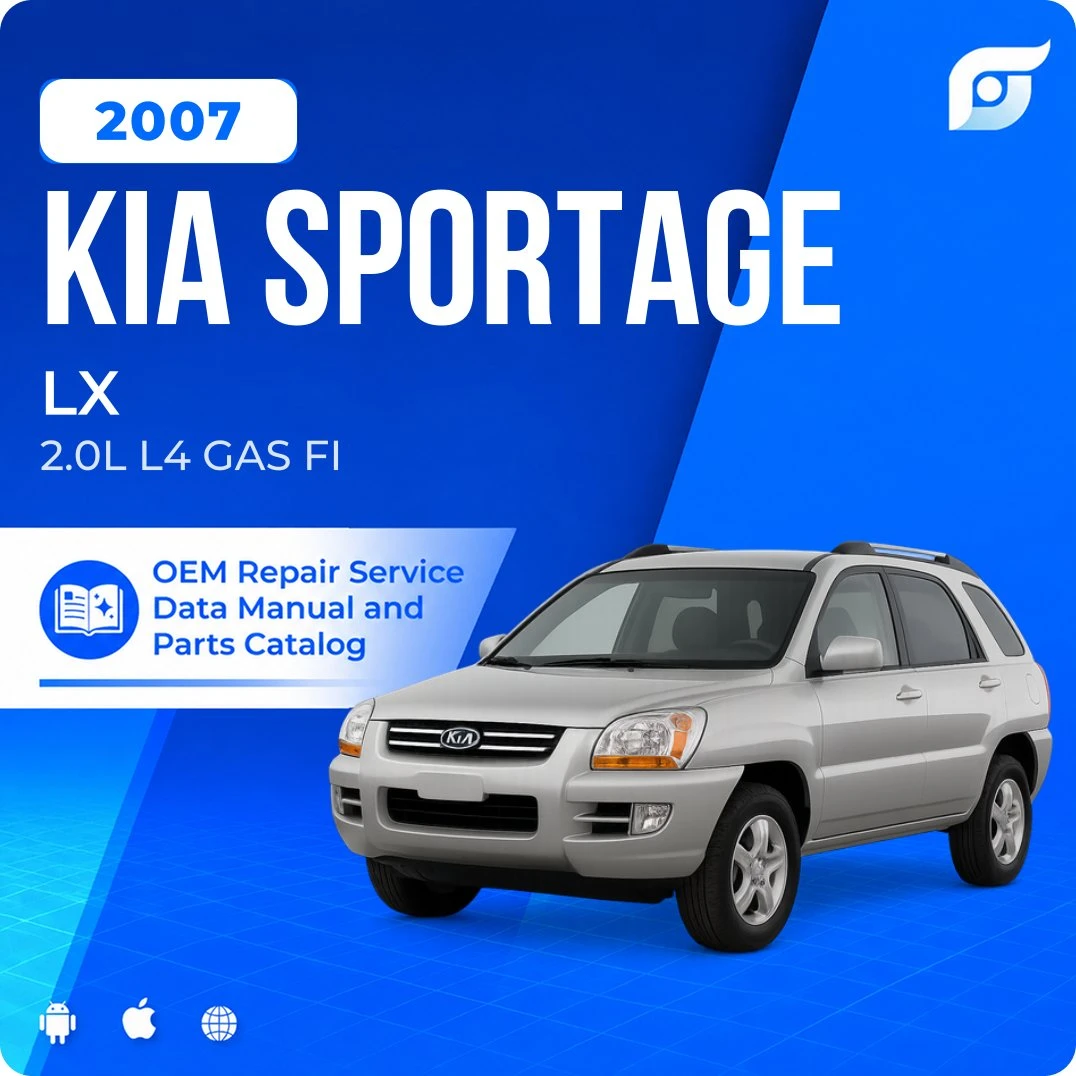 2007 Kia Sportage LX - OEM Repair Service Manual