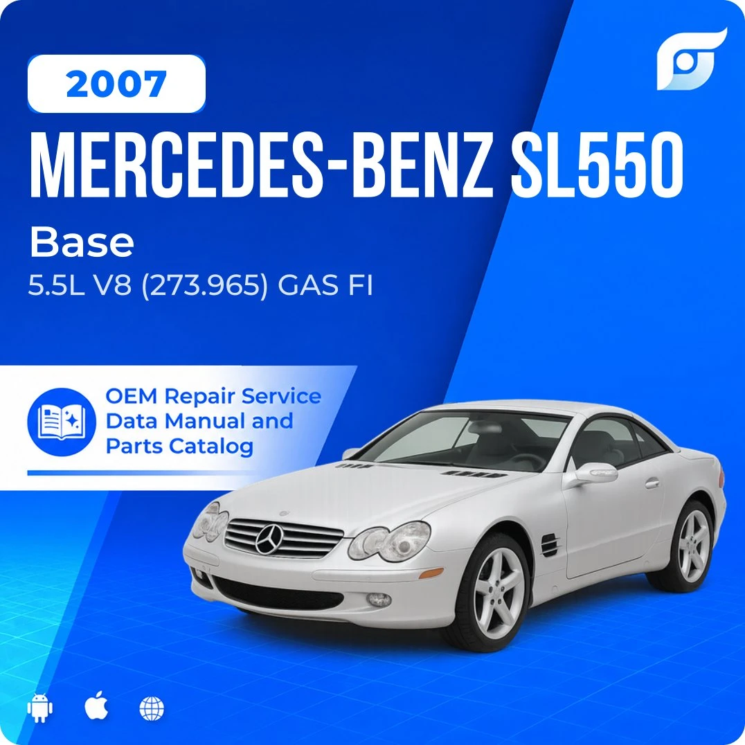 2007 Mercedes-Benz SL550 Base - OEM Repair Service Manual