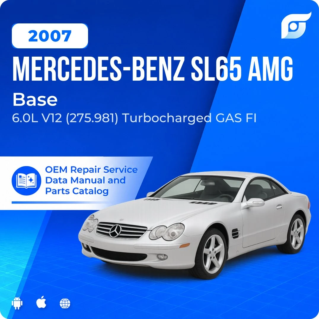 2007 Mercedes-Benz SL65 AMG Base - OEM Repair Service Manual
