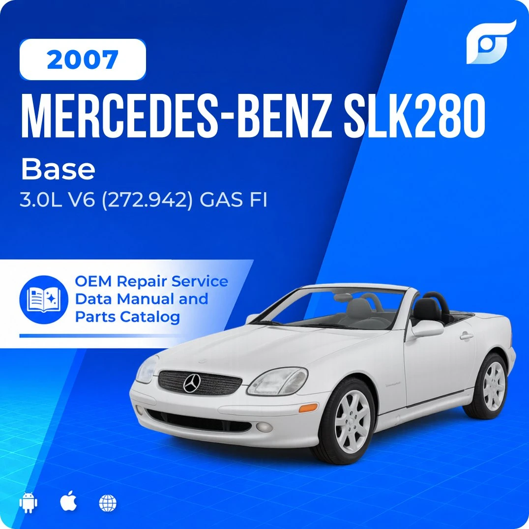 2007 Mercedes-Benz SLK280 Base - OEM Repair Service Manual