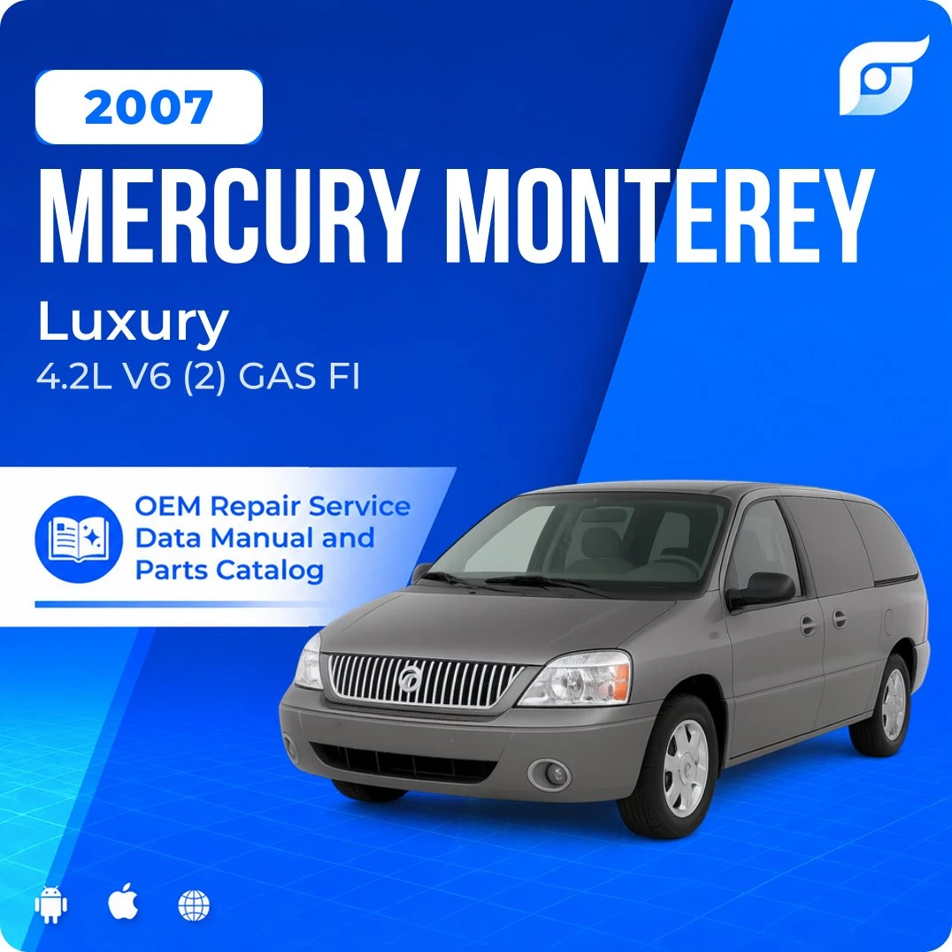 2007 Mercury Monterey Luxury - OEM Repair Service Manual
