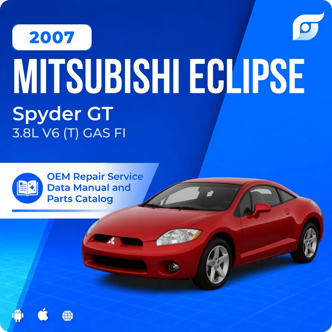 2007 Mitsubishi Eclipse Spyder GT - OEM Repair Service Manual
