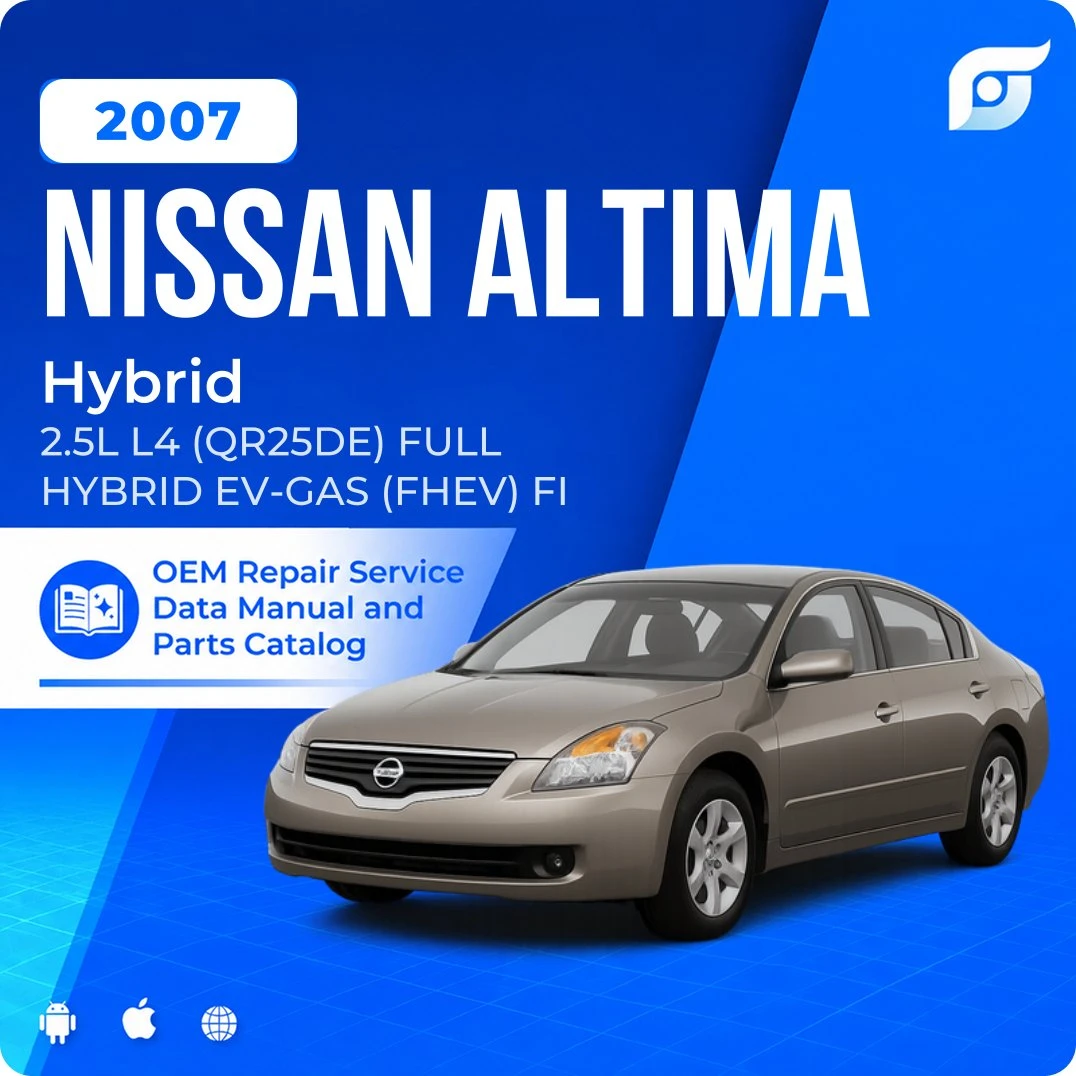 2007 Nissan Altima Hybrid - OEM Repair Service Manual