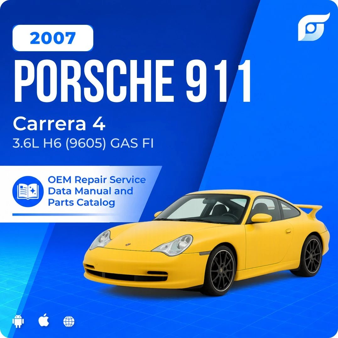 2007 Porsche 911 Carrera 4 - OEM Repair Service Manual