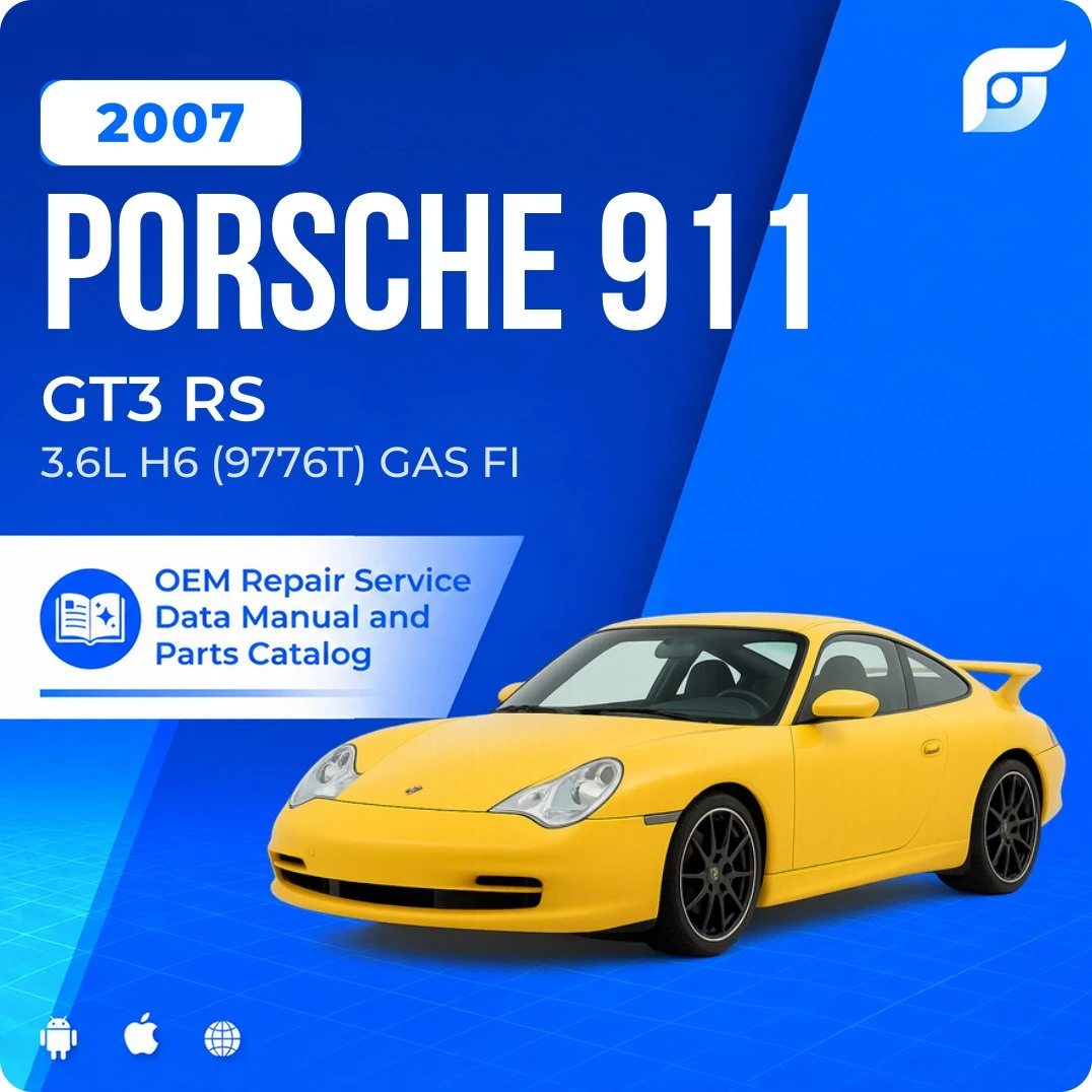 2007 Porsche 911 GT3 RS - OEM Repair Service Manual