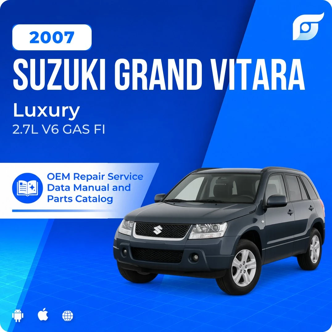 2007 Suzuki Grand Vitara Luxury - OEM Repair Service Manual