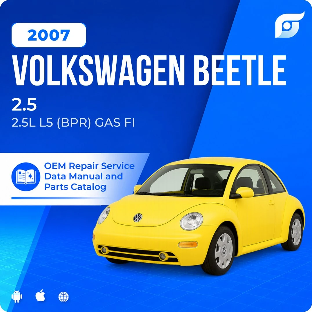 2007 Volkswagen Beetle 2.5 - OEM Repair Service Manual