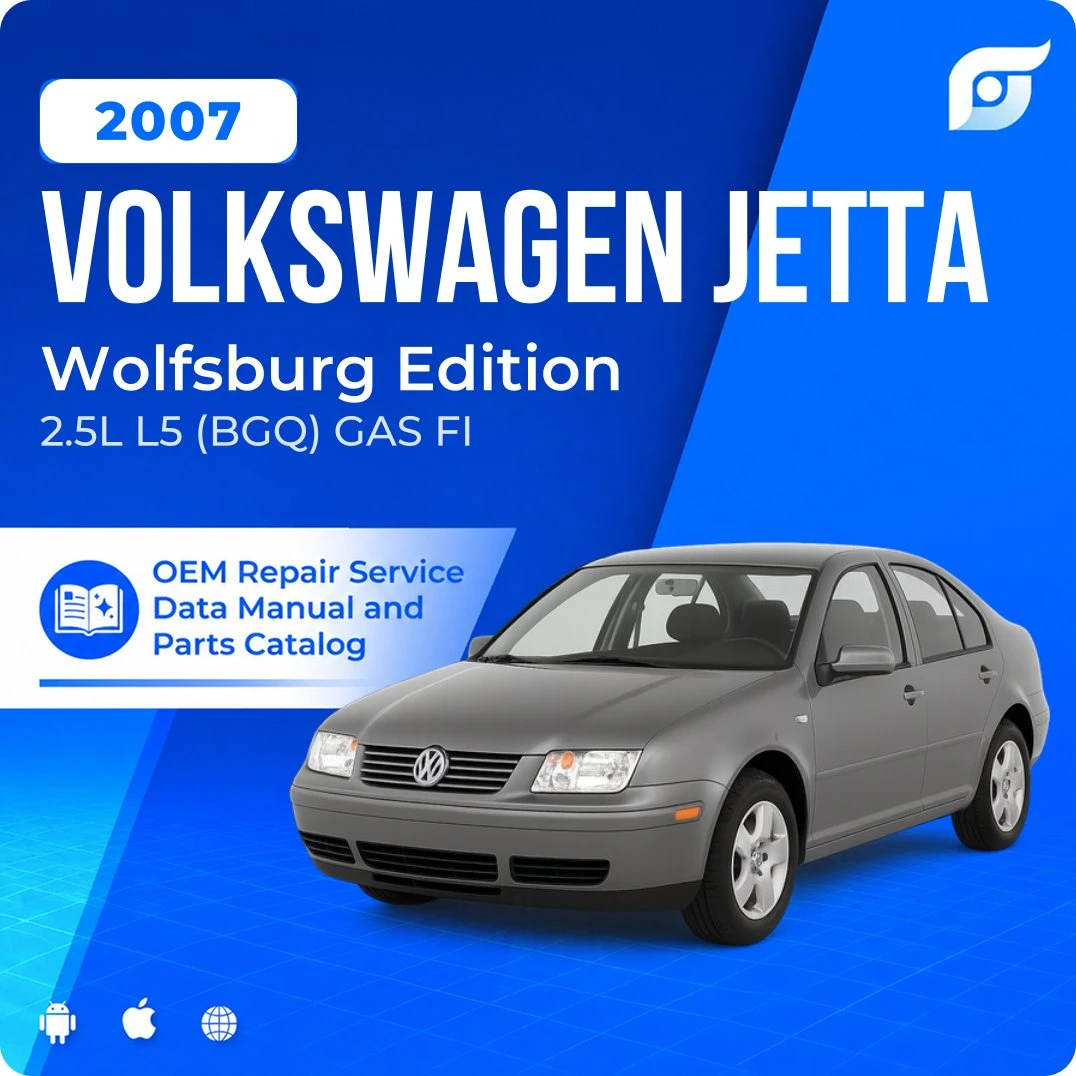 2007 Volkswagen Jetta Wolfsburg Edition - OEM Repair Service Manual