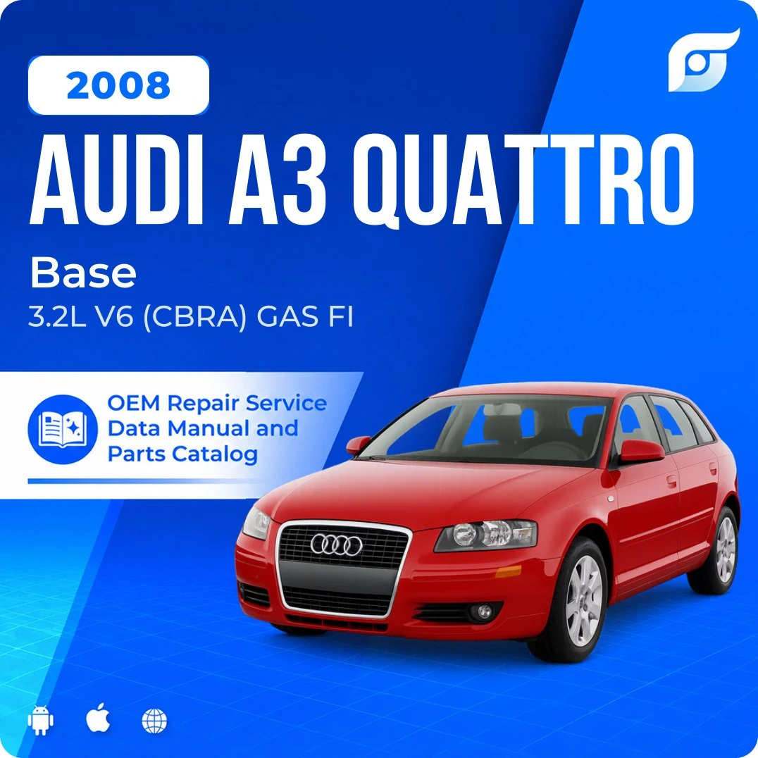 2008 Audi A3 Quattro Base - OEM Repair Service Manual