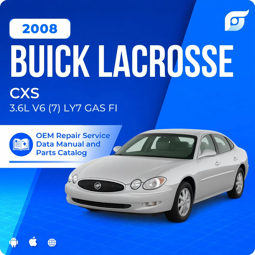 2008 Buick LaCrosse CXS - OEM Repair Service Manual