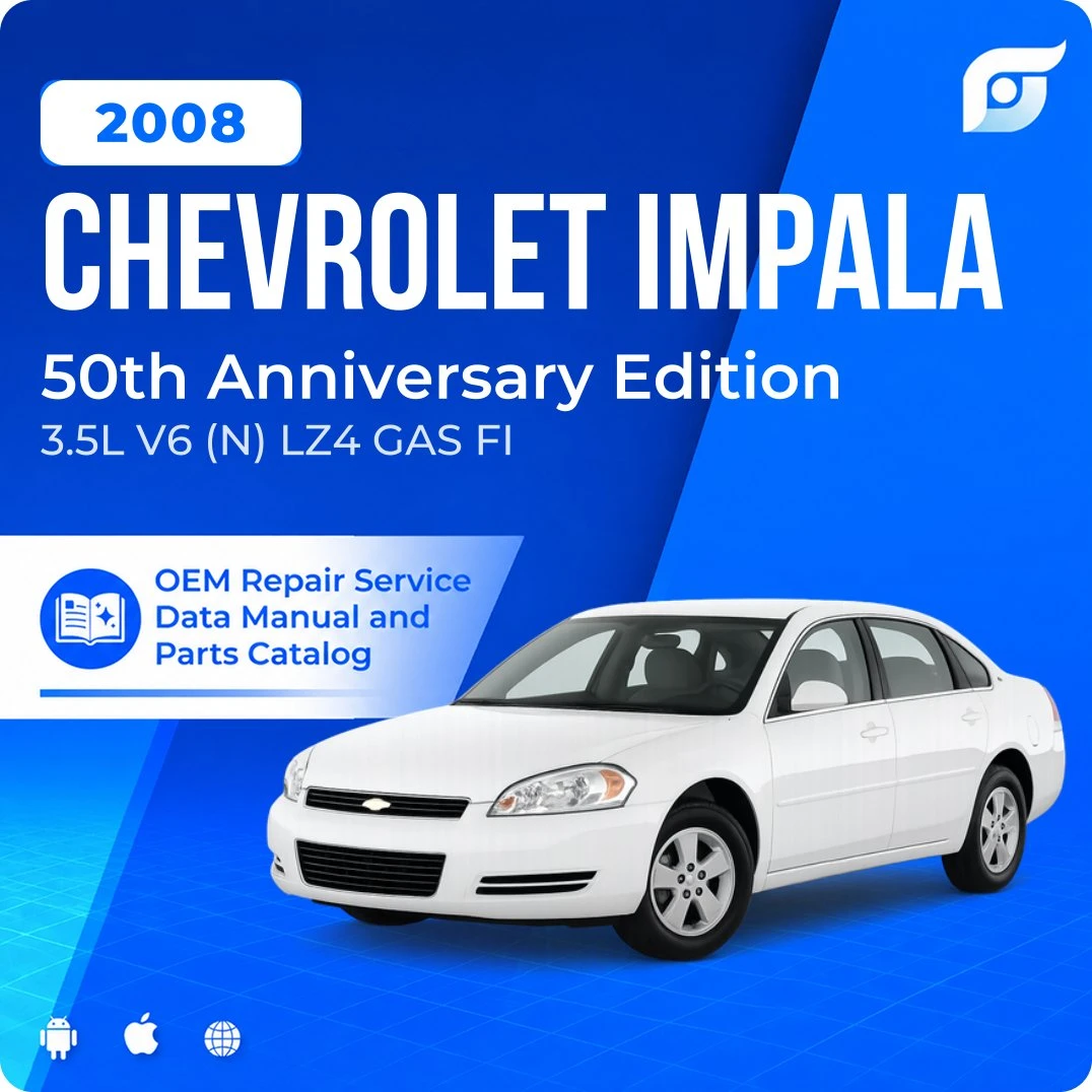 2008 Chevrolet Impala 50th Anniversary Edition - OEM Repair Service Manual