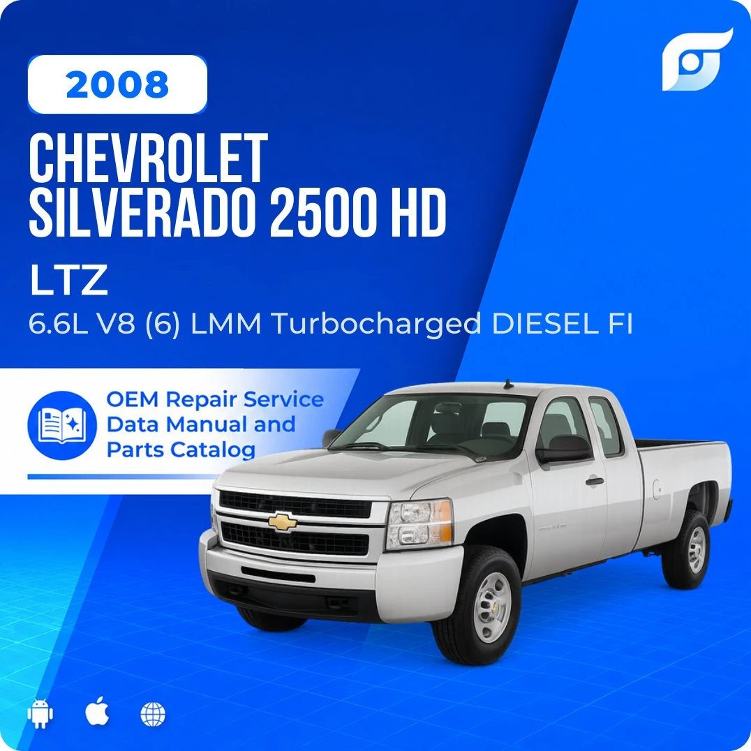 2008 Chevrolet Silverado 2500 HD LTZ - OEM Repair Service Manual