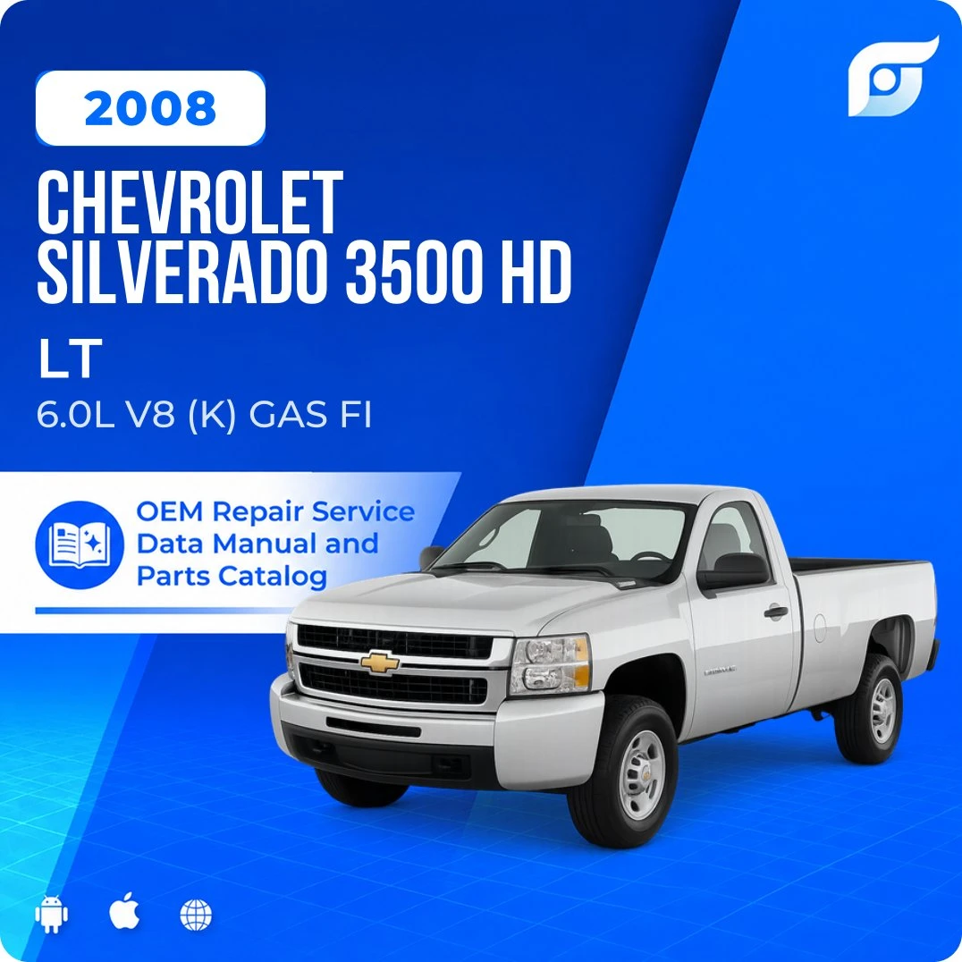 2008 Chevrolet Silverado 3500 HD LT - OEM Repair Service Manual