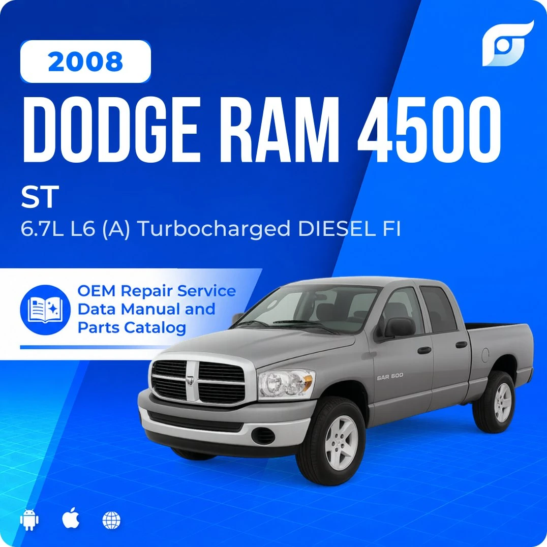 2008 Dodge Ram 4500 ST - OEM Repair Service Manual
