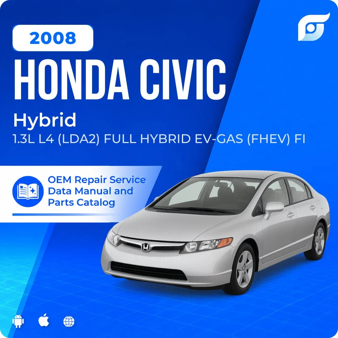 2008 Honda Civic Hybrid - OEM Repair Service Manual