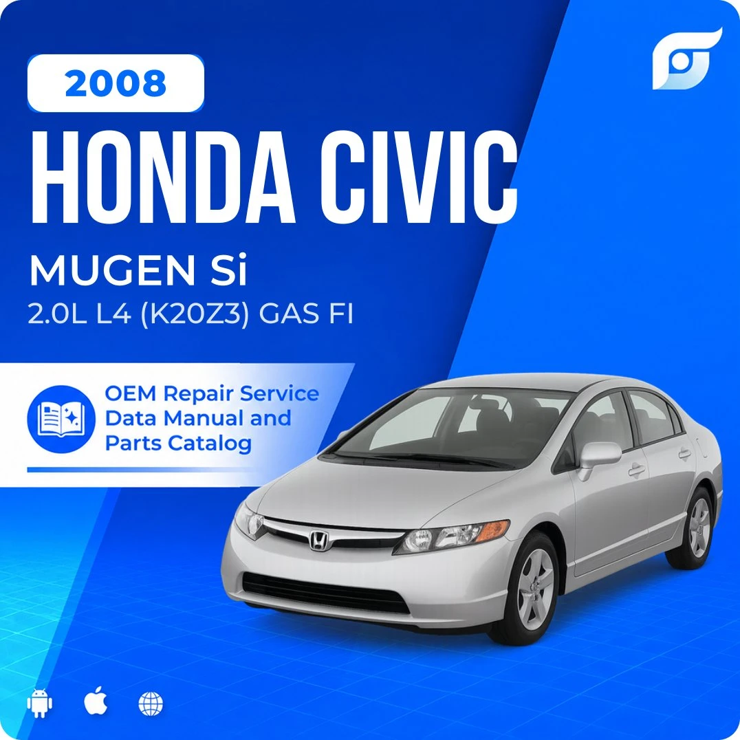 2008 Honda Civic MUGEN Si - OEM Repair Service Manual