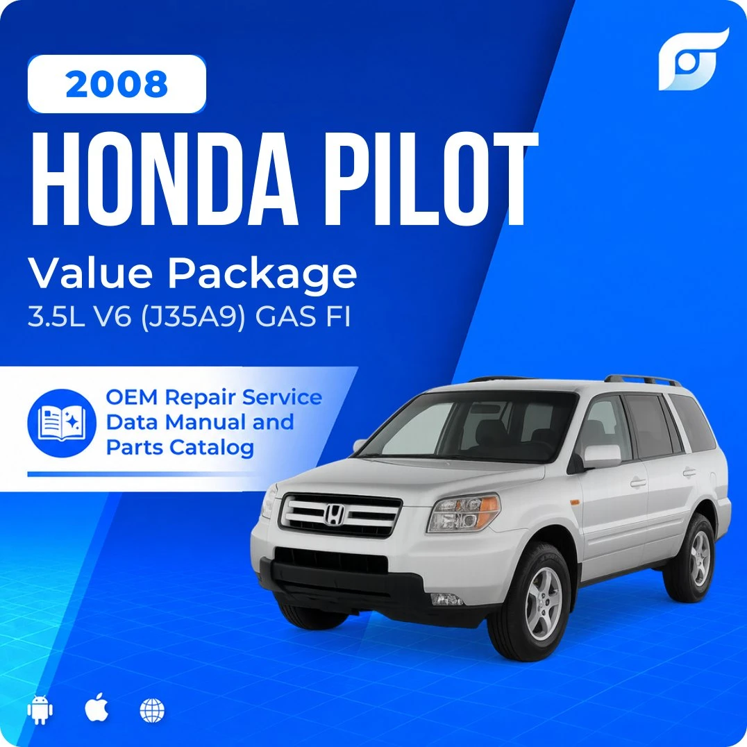 2008 Honda Pilot Value Package - OEM Repair Service Manual