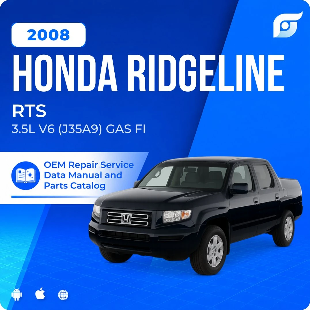 2008 Honda Ridgeline RTS - OEM Repair Service Manual