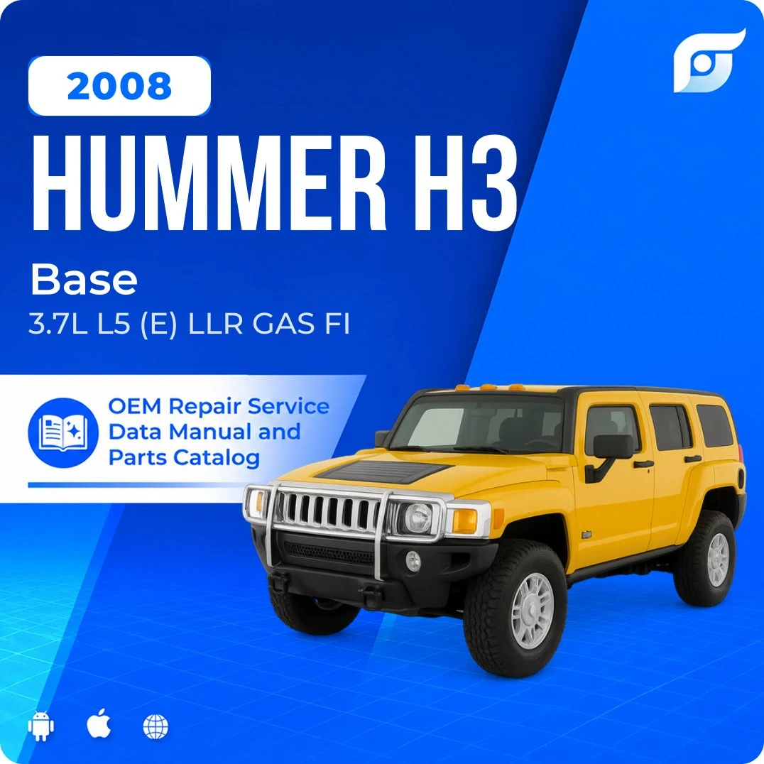 2008 Hummer H3 Base - OEM Repair Service Manual