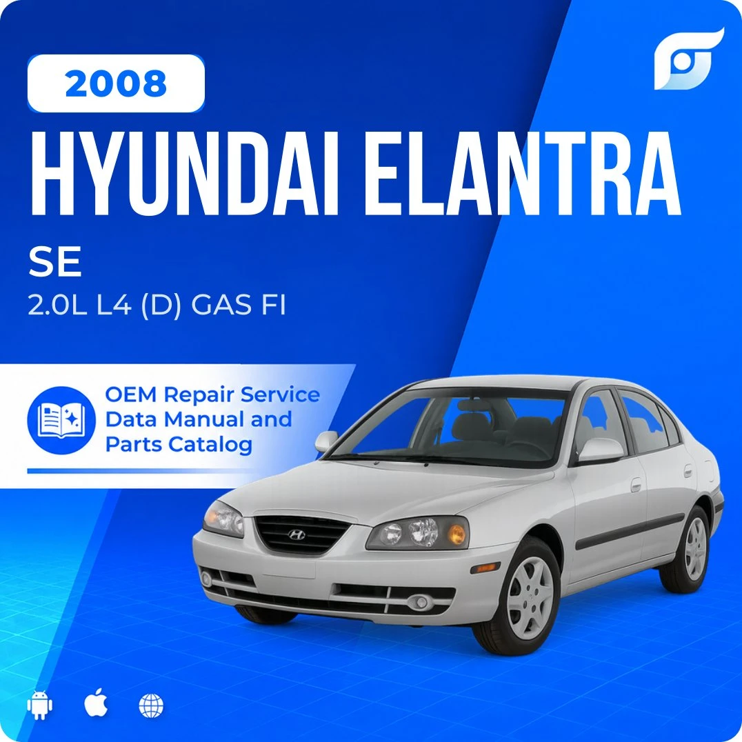 2008 Hyundai Elantra SE - OEM Repair Service Manual