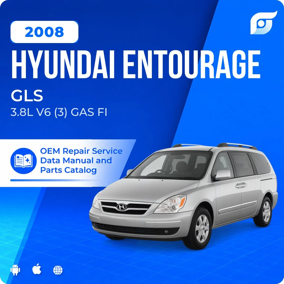 2008 Hyundai Entourage GLS - OEM Repair Service Manual