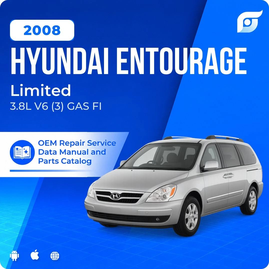 2008 Hyundai Entourage Limited - OEM Repair Service Manual