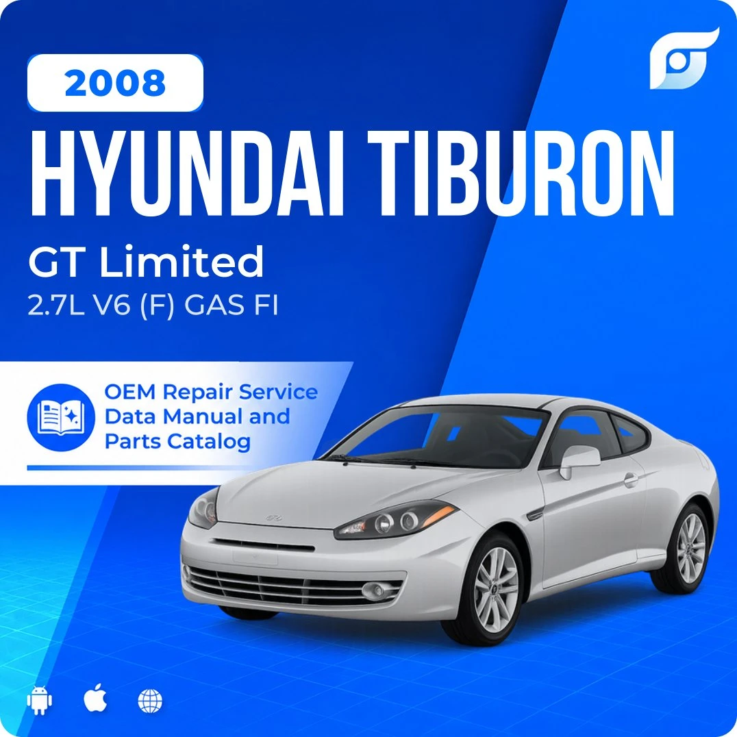 2008 Hyundai Tiburon GT Limited - OEM Repair Service Manual