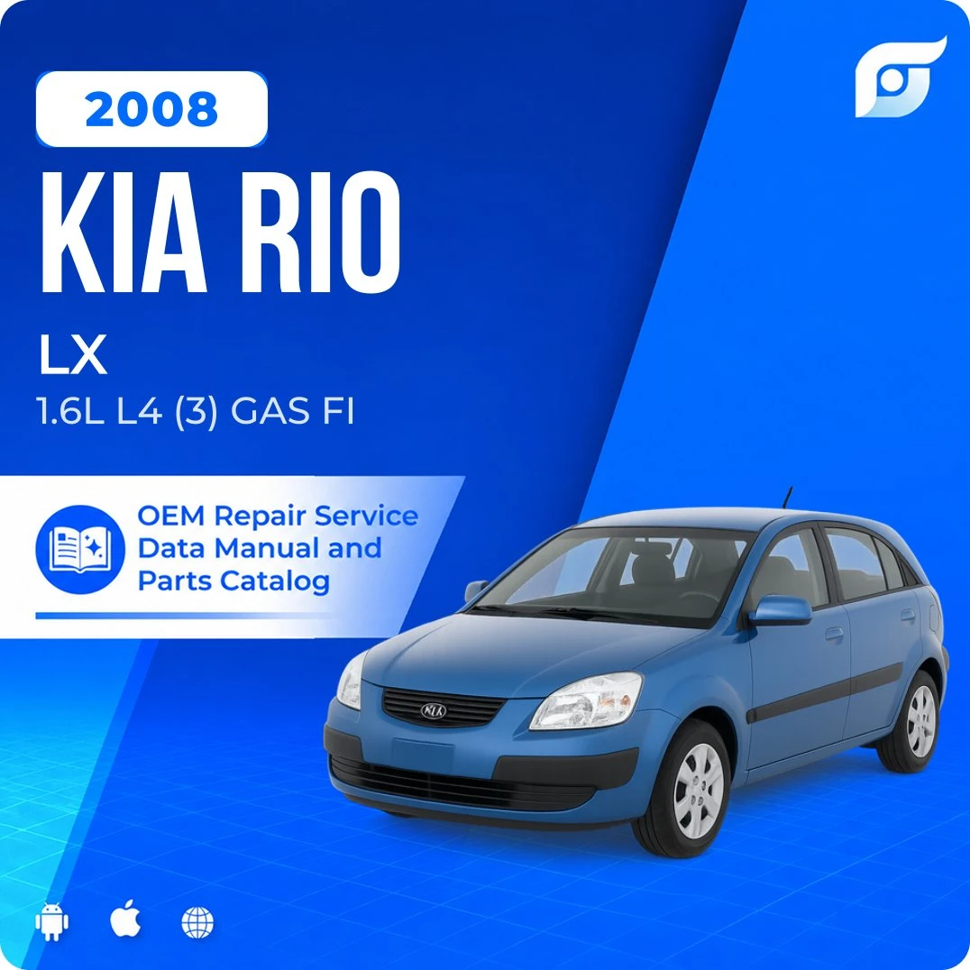 2008 Kia Rio LX - OEM Repair Service Manual