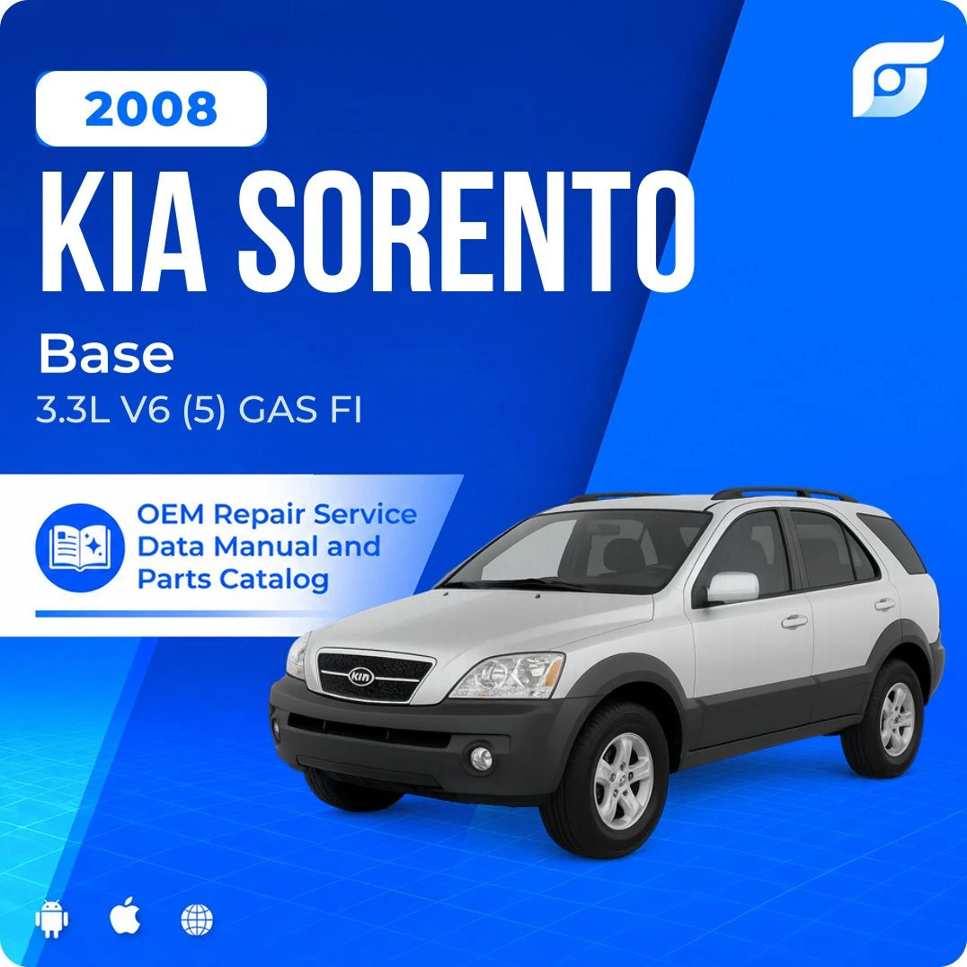 2008 Kia Sorento Base - OEM Repair Service Manual
