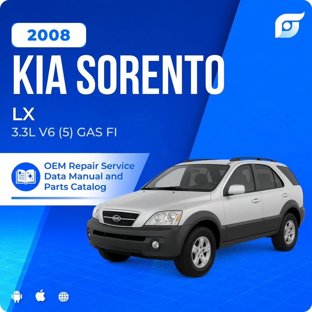 2008 Kia Sorento LX - OEM Repair Service Manual