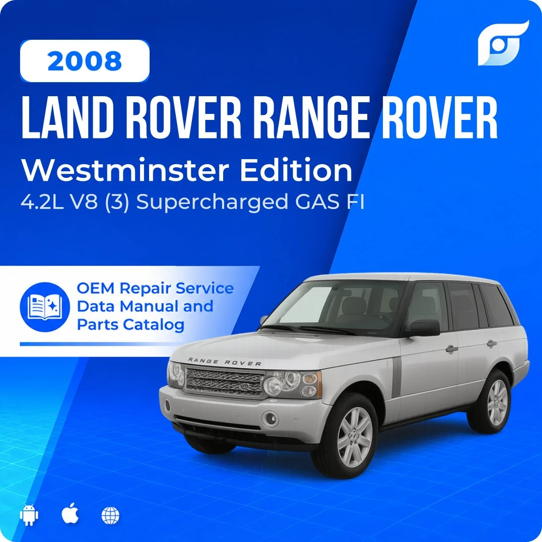 2008 Land Rover Range Rover Westminster Edition - OEM Repair Service Manual