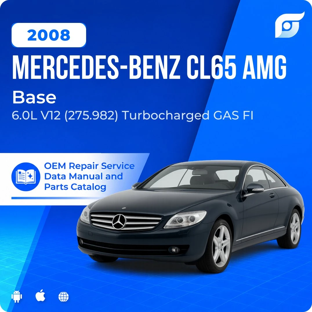 2008 Mercedes-Benz CL65 AMG Base - OEM Repair Service Manual