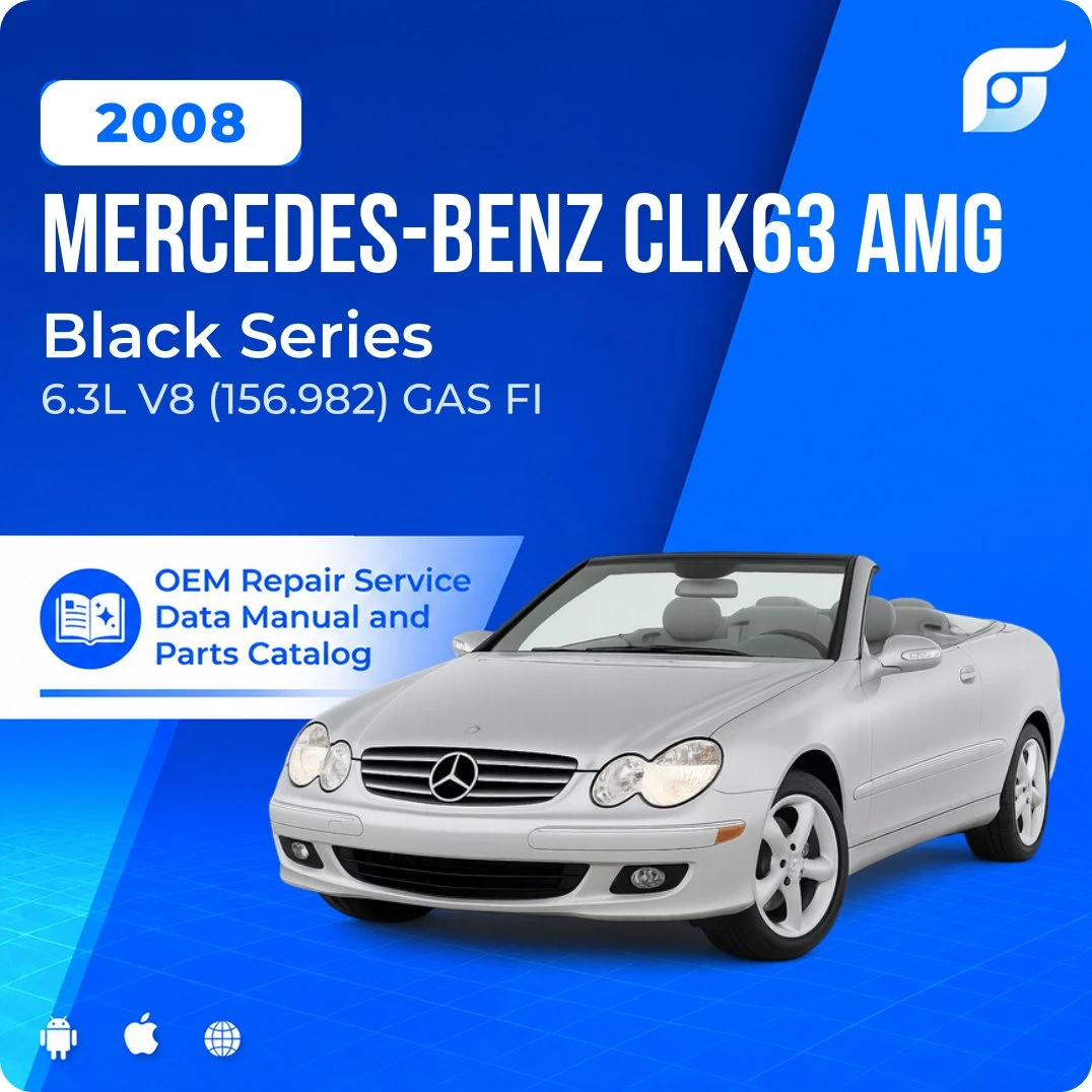 2008 Mercedes-Benz CLK63 AMG Black Series - OEM Repair Service Manual