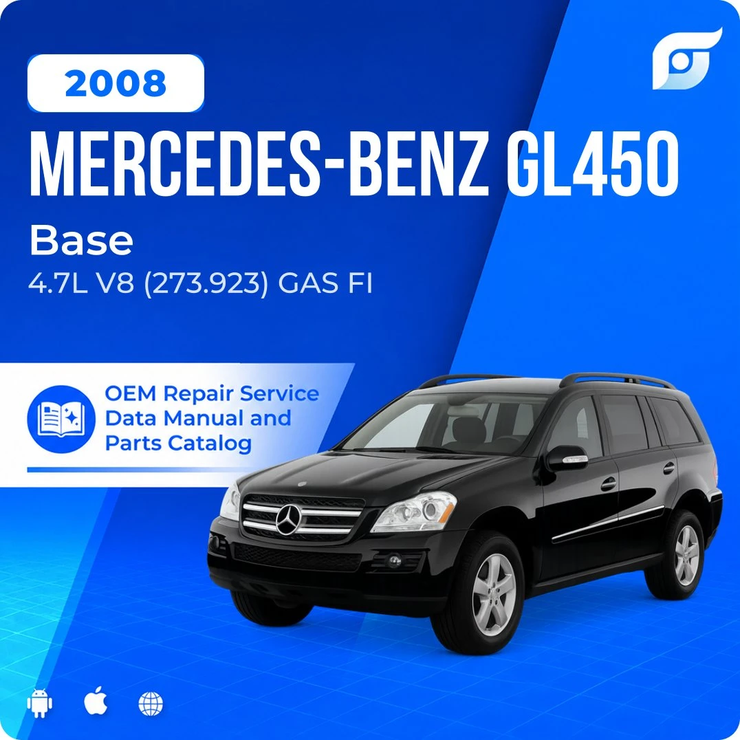 2008 Mercedes-Benz GL450 Base - OEM Repair Service Manual