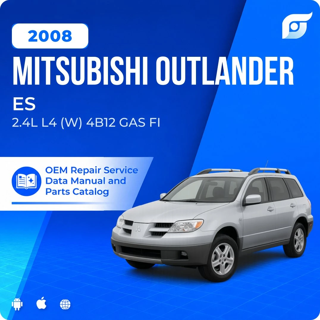 2008 Mitsubishi Outlander ES - OEM Repair Service Manual