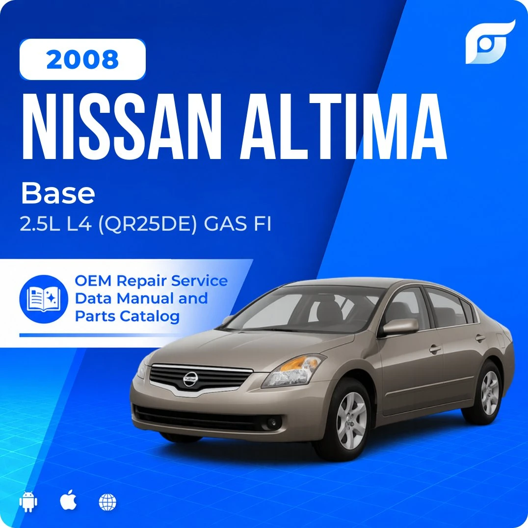 2008 Nissan Altima Base - OEM Repair Service Manual