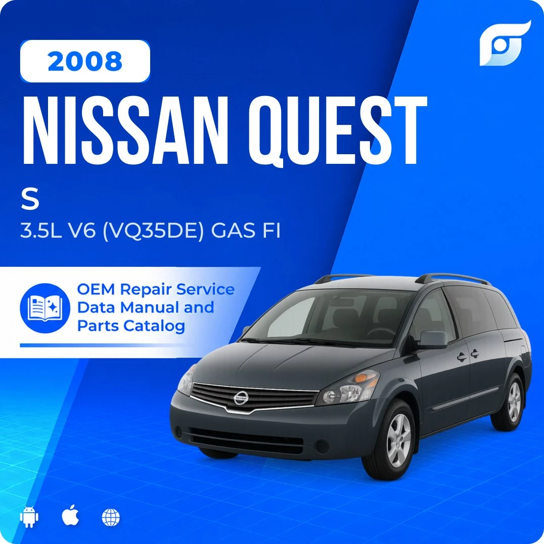2008 Nissan Quest S - OEM Repair Service Manual