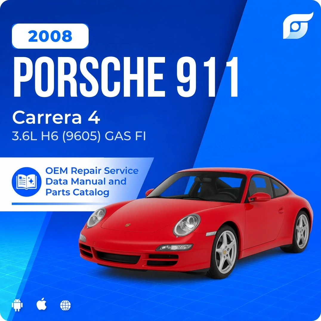 2008 Porsche 911 Carrera 4 - OEM Repair Service Manual