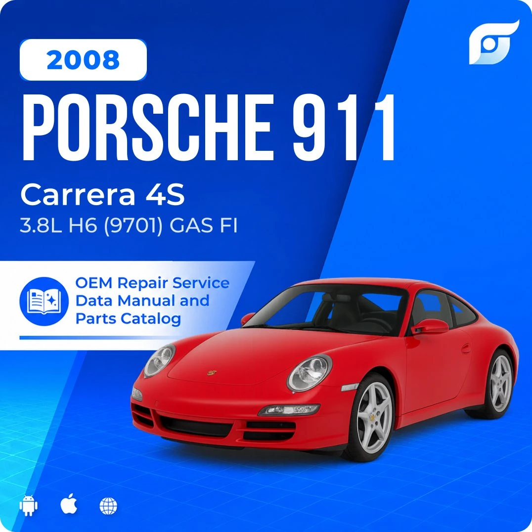 2008 Porsche 911 Carrera 4S - OEM Repair Service Manual