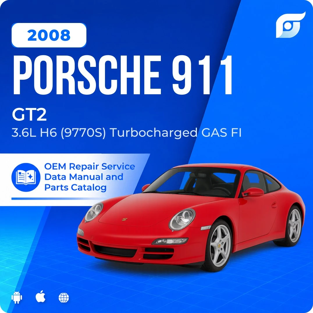2008 Porsche 911 GT2 - OEM Repair Service Manual
