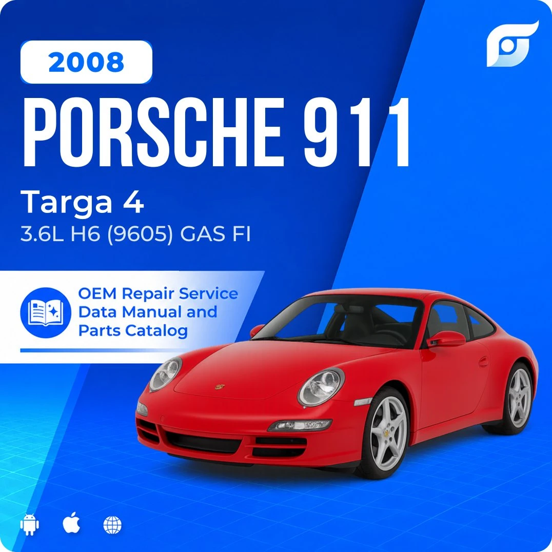 2008 Porsche 911 Targa 4 - OEM Repair Service Manual