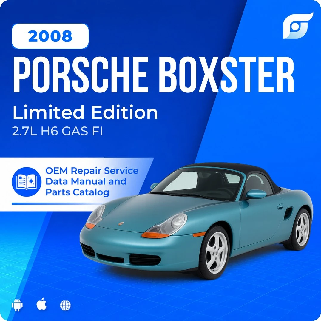 2008 Porsche Boxster Limited Edition - OEM Repair Service Manual